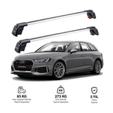 AUDI A4 AVANT 2016 et modèles ultérieurs TRX2 Thunder Carrier Barres transversales pour galerie de toit 2 barres